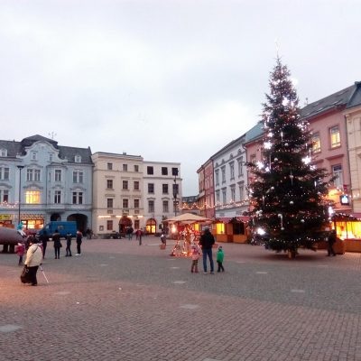 Vánoční strom na Dolním náměstí